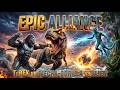 Mecha-Gorilla: Alien Encounter & Epic T-Rex Fight!
