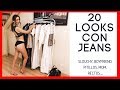 MODA: 20 LOOKS CON JEANS - SLOUCHY ZARA, PITILLOS, CAMPANA,BOYFRIENDS¿Combinar pantalones vaqueros??