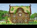 【マイクラ】蜂の家🐝黄色屋根のファンタジーハウスの作り方｜ハニカム＆ハチミツ瓶回収装置付き【マイクラ建築】