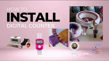Knitting Machine digital counter