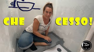 Handmade shower tray for CAMPER HYMER 650 | Tutorial for how to redo the bathroom from scratch!