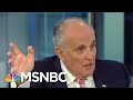 Rudy Giuliani's History Of Confusing Comments | Morning Joe | MSNBC