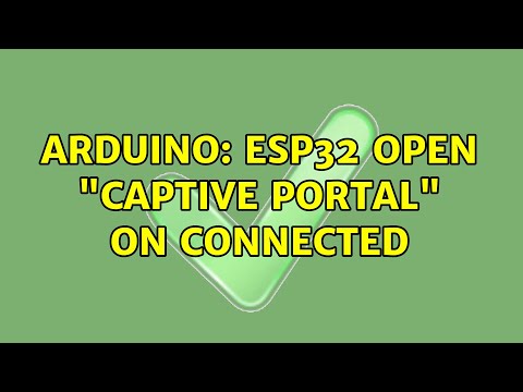 Arduino: ESP32 open 