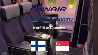 Finnair | Premium Economy | A350-900 | Helsinki to Singapore