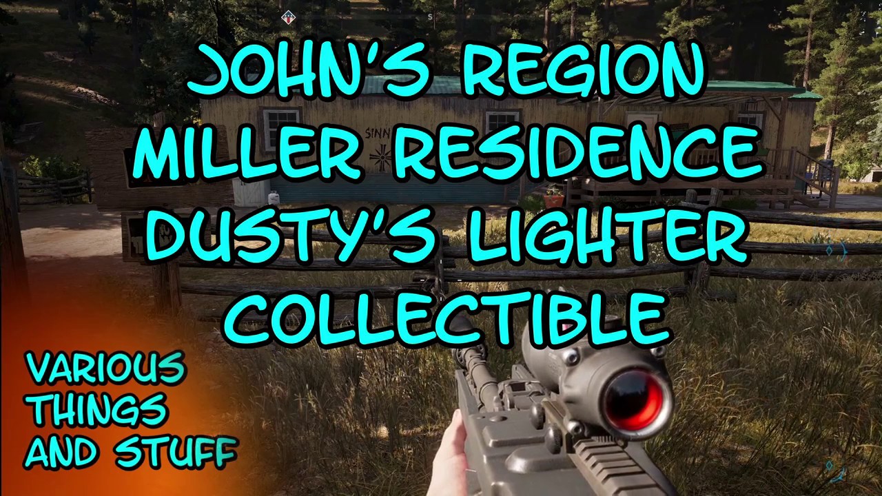 Far Cry 5 John's Region Miller Residence Dusty's Lighter Collectible