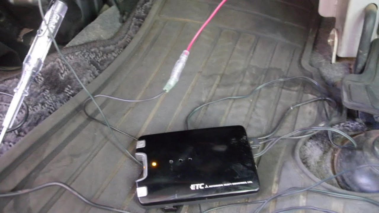 Etc取り付けのしかた ヒューズボックスから電源をとる 釣りと車中泊旅行