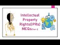 MCQs on Intellectual Property Rights l IPRs l Pharmaceutical Jurisprudence