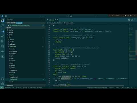 dbFLux - 02 - Create Table