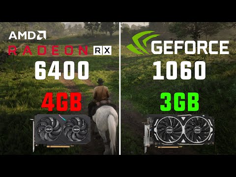 RX 6400 vs GTX 1060 3GB Test in 8 Games