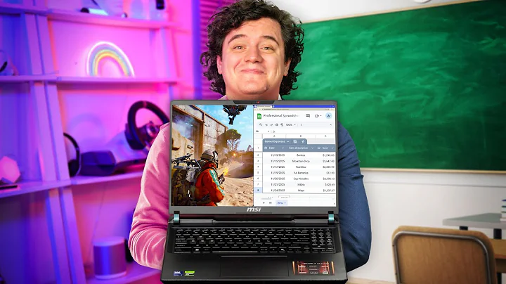 Finally, a GAMING WORK laptop