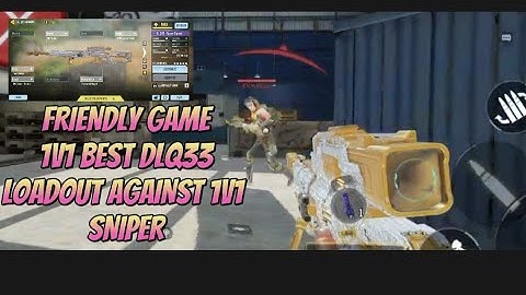 Fastest DLQ33 Gunsmith attachment in cod Mobile the king of Sniper Call of duty mobile 1v1 sniper