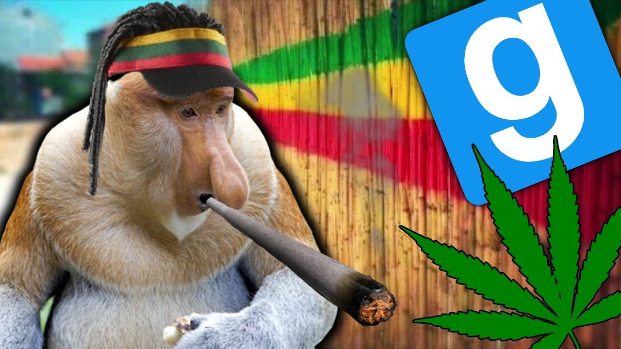 RASTA MAŁPA I POKOJU FAJKA! || GARRY'S MOD || (z: Bladii, Alien, Kubson, Diabeuu, Plaga)