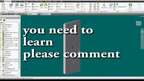 Make iPhone with Autodesk inventor