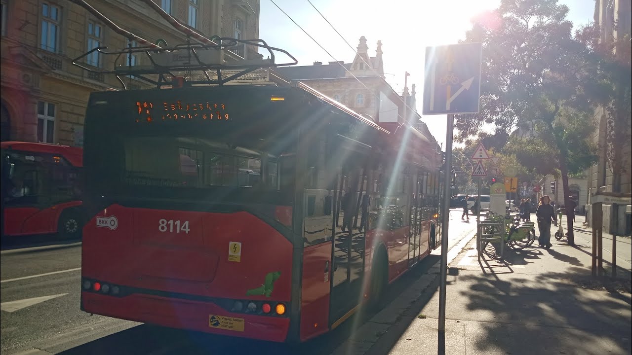 73 Trolleybus in Budapest