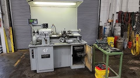 HLV-H HARDINGE PRECISION TOOLROOM LATHE W/DRO