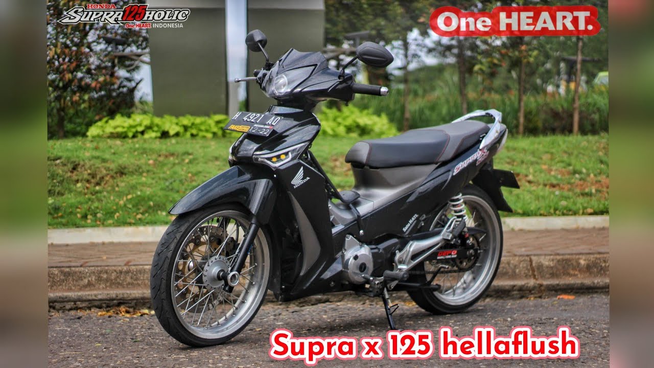 Supra X 125 Modif Ban Besar