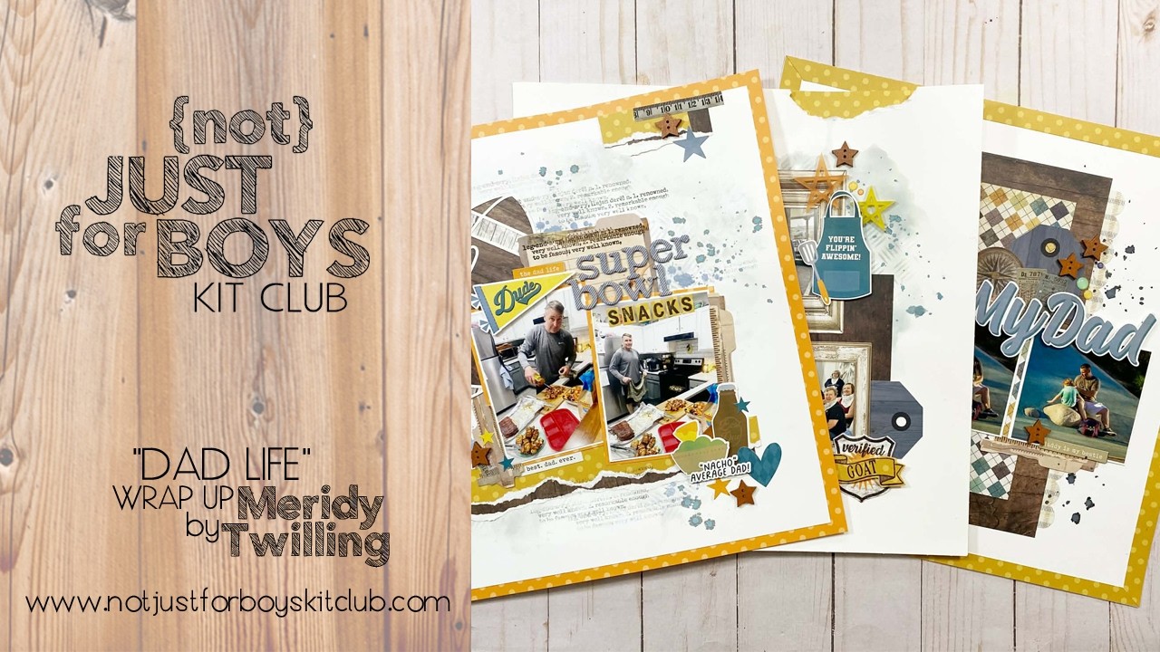 Обзор и оформление набора NJFB «Жизнь папы»