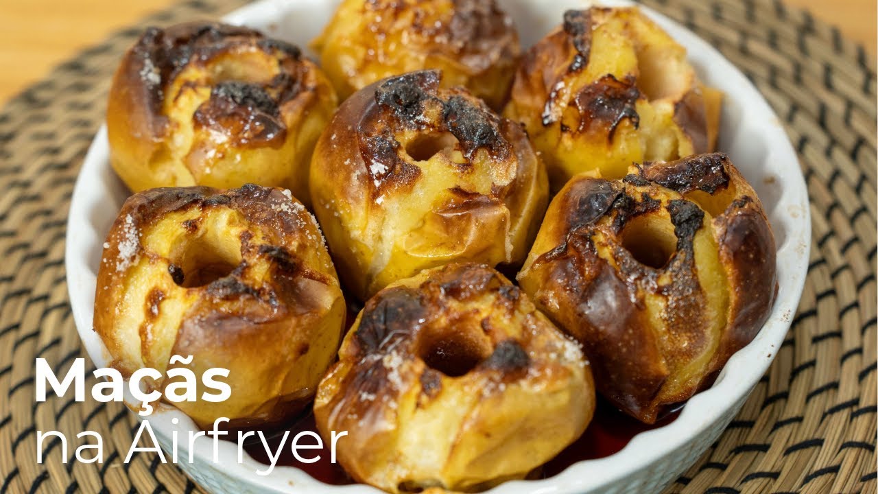 Maçã Assada na Airfryer | Sobremesa Rápida, Simples e Divinal!
