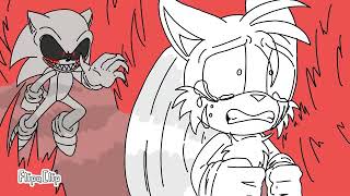 sonic.exe animation with flipaclip screenshot 2