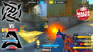 Young Ninjas vs Spirit Academy - Malta Vibes Knockout Series 2 | CSGO HIGHLIGHTS