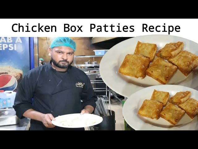 Commercial Crispy Chicken Box Patties Recipe | Easy and Quick Snacks Recipe for Iftar class=