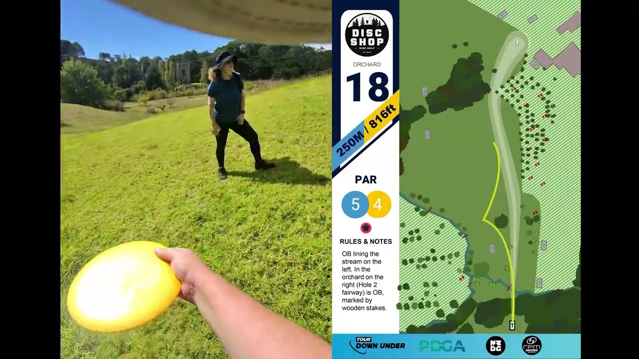 The Orchard Disc Golf Course - League Round - First Person Footage - 16-03-25