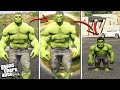 The HULK gets TRANSFORMED into MINI HULK (GTA 5 Mods)