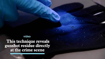 Deze nieuwe techniek toont schotresten direct op plaats delict