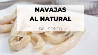 ¿Has probado estas deliciosas Navajas al Natural? | AnchoasDeluxe