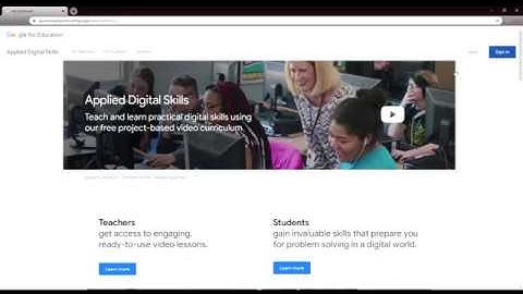 Google Applied Digital Skills - Teach & Learn Practical Digital Skills