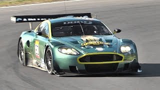 Aston Martin DBR9 GT1 V12 Sound! - Accelerations & Fly Bys on Track