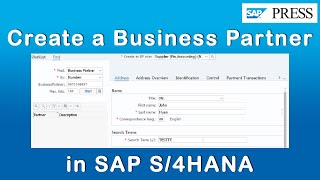 How To Create A Business Partner In Sap S4Hana
