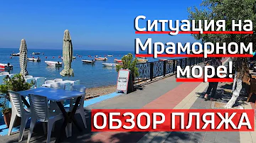 Ситуация на Мраморном море.Обзор пляжа[можно ли купаться]