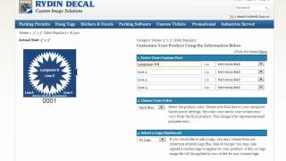 Rydin Decal | How to Create a Customized Parking Permit Sticker Online