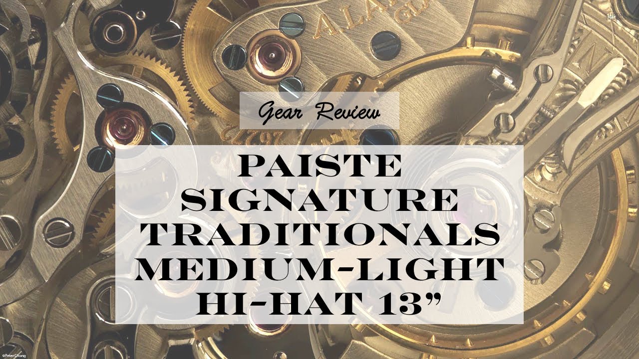 Paiste Signature Traditionals Medium-Light Hi-Hat 13