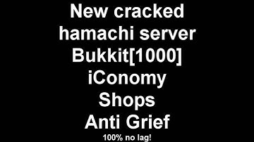 New Minecraft cracked hamachi server 100% no lag! Bukkit [1000]