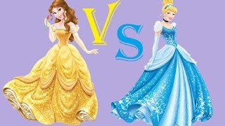 Princess Rap Battle - Cinderella VS Belle (Sarah Michelle Gellar \& Whitney Avalon) - LYRICS