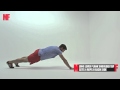 Long lever plank shoulder tap abs exercise