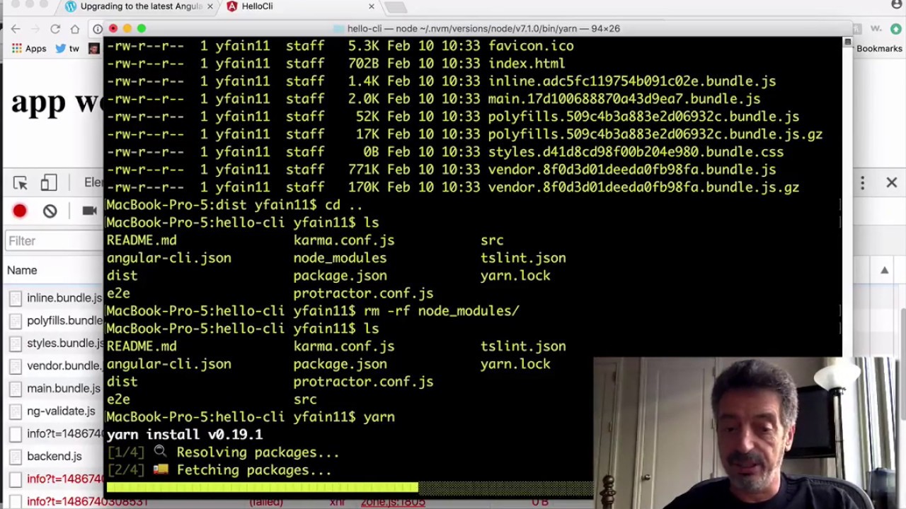 Jump start your project with Angular CLI and Yarn - YouTube