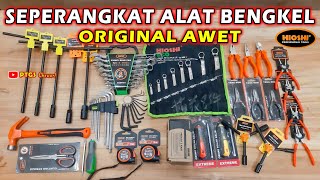 Seperangkat Alat Bengkel ⁉️Kualitas Jamin Original HIOSHI TOOLS Produk Tang Kunci Palu Sarung Tangan