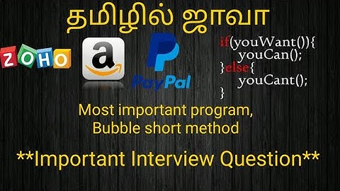Sort the elements in odd is descending & even is ascending order || Most Interview Program || Tamil.