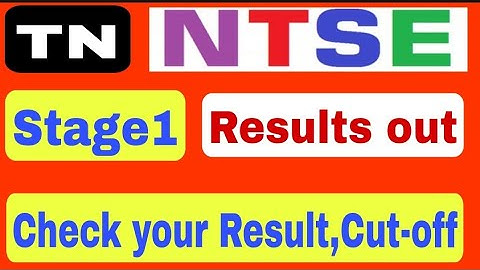 TN NTSE 2020 STAGE 1 EXAM RESULTS PUBLISHED NOW|Eligibilty Marks, Cutoff marks latest Official news