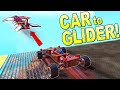 Transforming Car to Glider Stunt Challenge! - Trailmakers Multiplayer