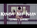 Kanave Nee Naan | lyrics |slow reverb | Masala Coffee |  Sooraj Santhosh
