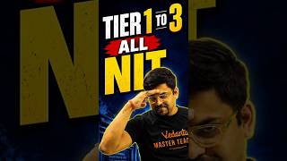 All NITs Based On Tier 1 to 3 😍 #jee #college #nit #shorts #iit