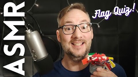 ASMR guess the flag game (flag quiz ASMR)