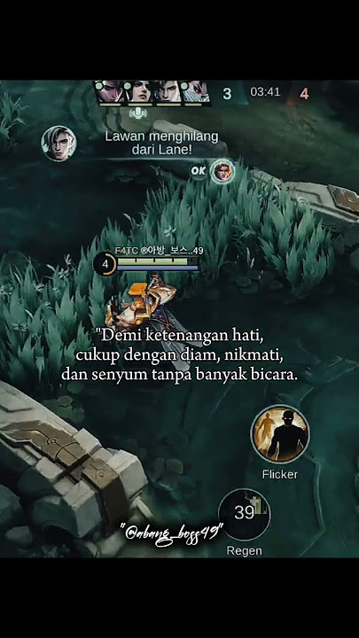 diam saja dan tersenyum.🙂#quotes #storywa #mobilelegends #kalimantan #mlbb