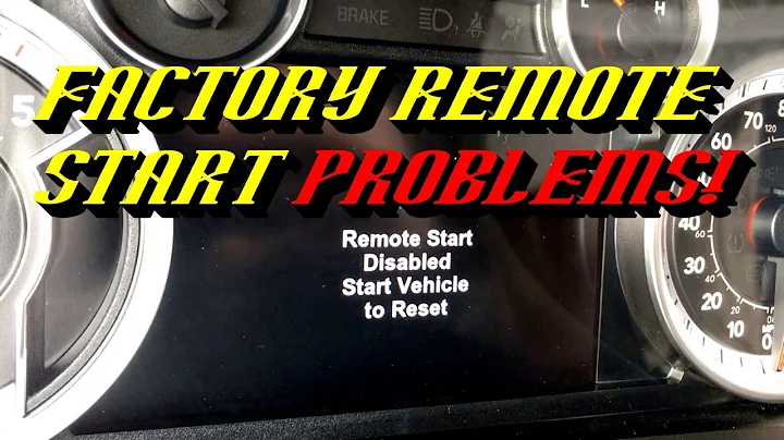Why Your Factory Remote Start System is Disabled!