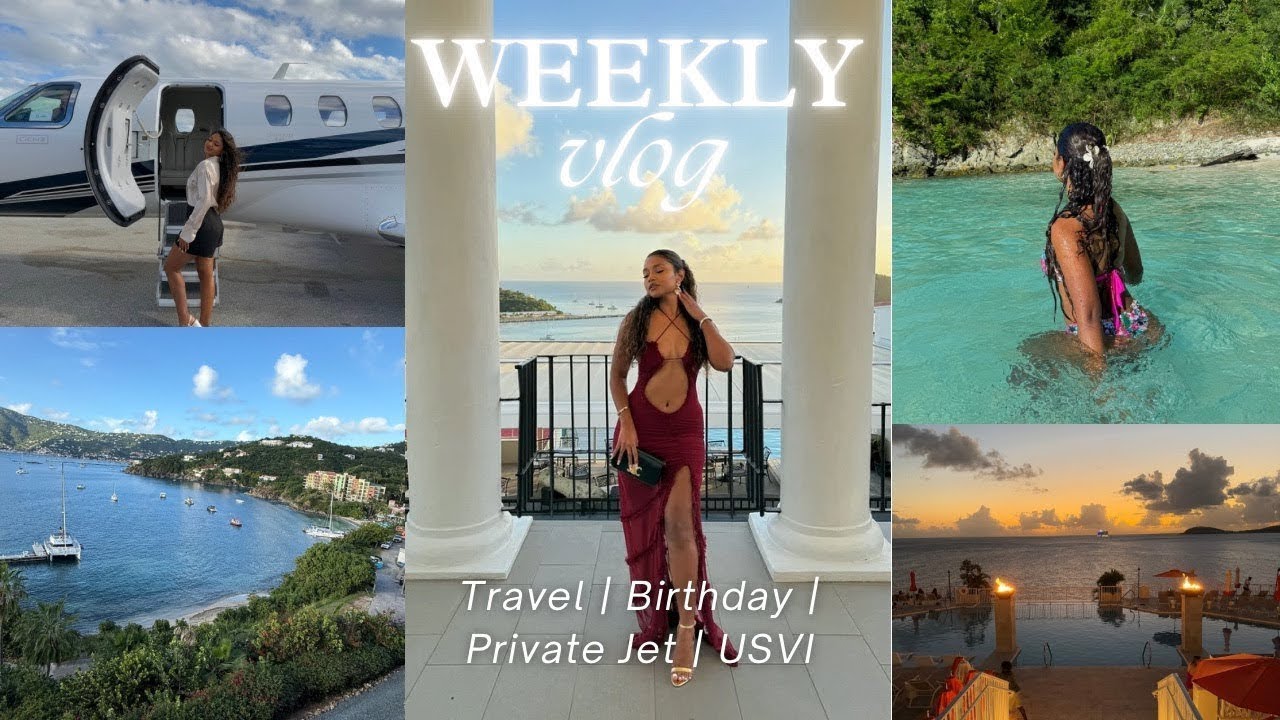 BIRTHDAY TRIP | Travel Workation | PRIVATE JET | Washington DC | USVI