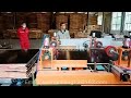 full automatic high speed film faced plywood roller type edge cutting saw machine